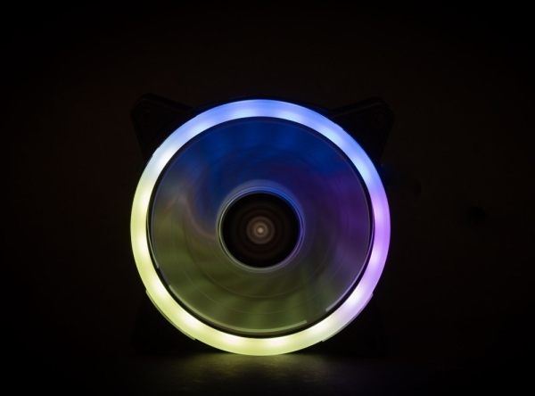 1stCOOL ventilátor AURA EVO ARGB Double RING 120mm (do CASE)