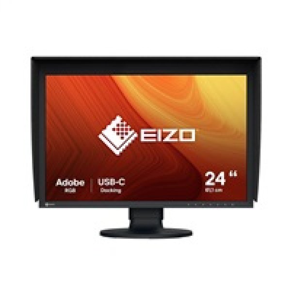 EIZO MT 24" CG2400S ColorEdge, IPS, 1920x1200, 400nit, 1800:1, 10ms, USB-C, DisplayPort, DVI-D, HDMI, autokalibrace