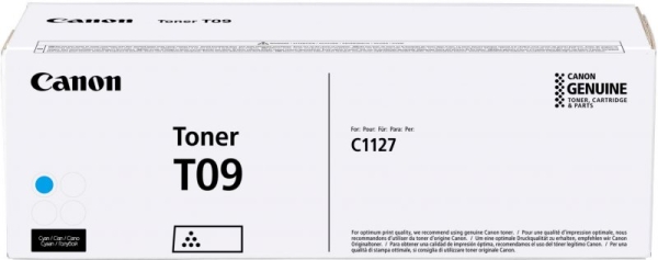 Toner CANON 3019C006, T09C azurový (5 900 stran)