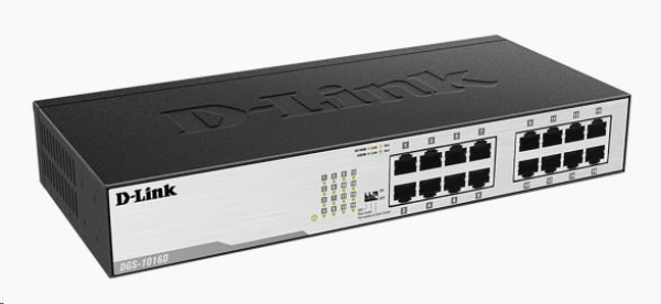 D-Link DGS-1016D 16-port 10/100/1000 Gigabit Desktop / Rackmount Switch