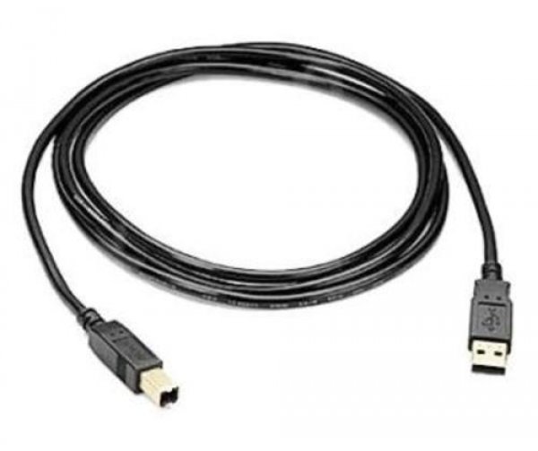 PremiumCord kabel USB 2.0, A-B, 0.5m, černá