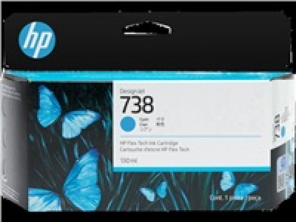 HP 738 130-ml Cyan DesignJet Ink Cartridge?v=1746532803
