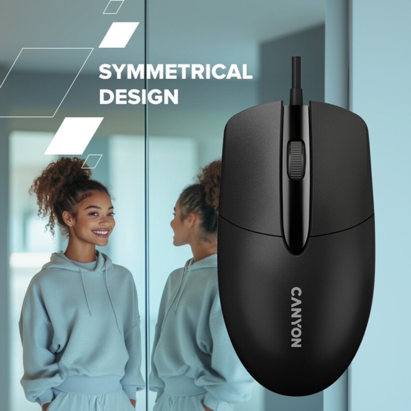 CANYON OnClick5 mouse M-5 Wired Black
