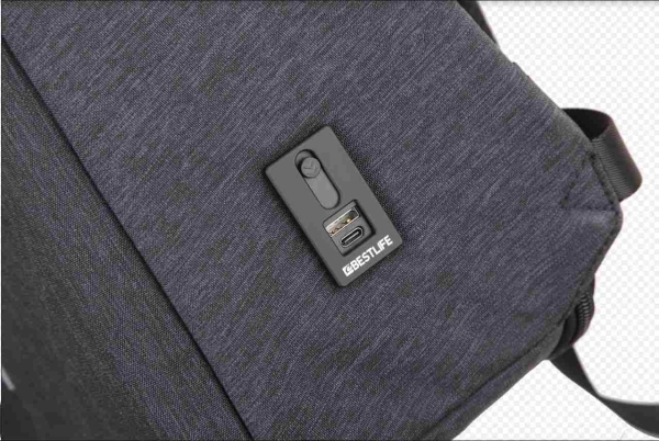 Bestlife nepremokavý batoh na 15.6" notebook s poistkou proti krádeži a USB