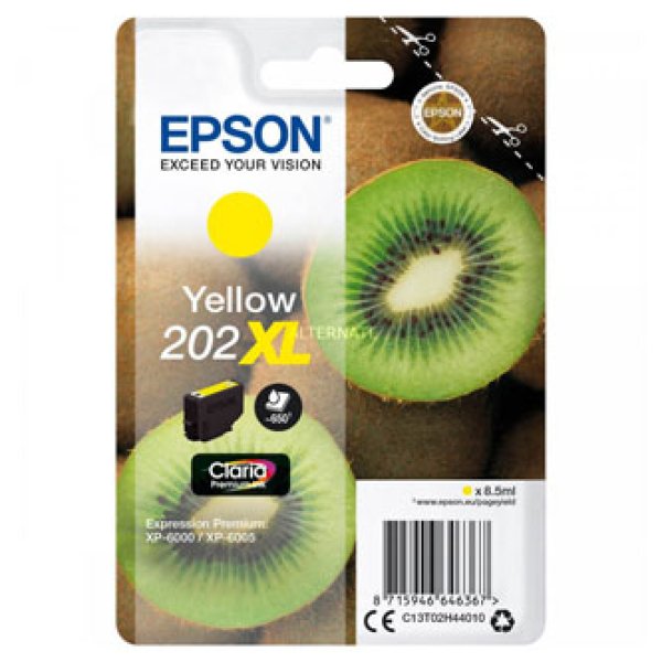 Náplň EPSON C13T02H44010, 202XL žlutá (8,5 ml)