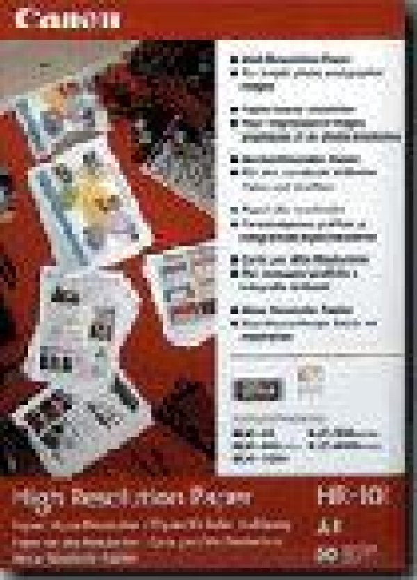 Canon HR-101 - A3 (297 x 420 mm) 20 listy obyčejný papír - pro BJC-6500; i6500, 9100, 9950; PIXMA iP6210D, iP6310D; S4500, 6300, 9000