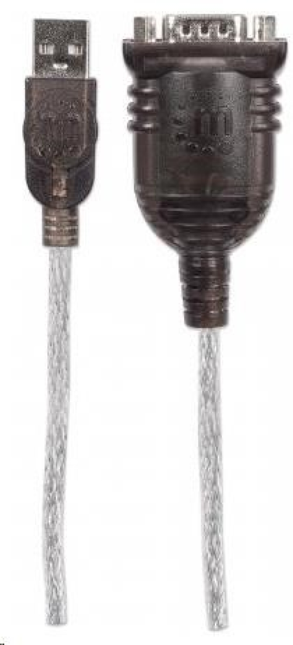 MANHATTAN Převodník z USB na sériový port (FTDI FT232RL Chip, 45cm)