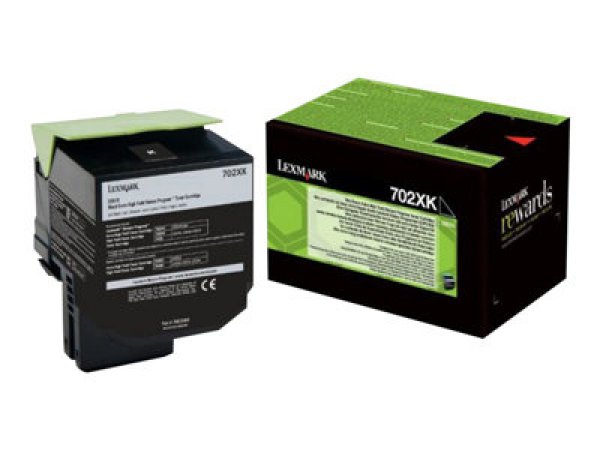Toner Lexmark 702XK 70C2XK0 černý