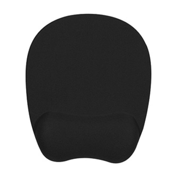 Podložka pod myš, ergonomická, paměťová pěna, černá, Powerton