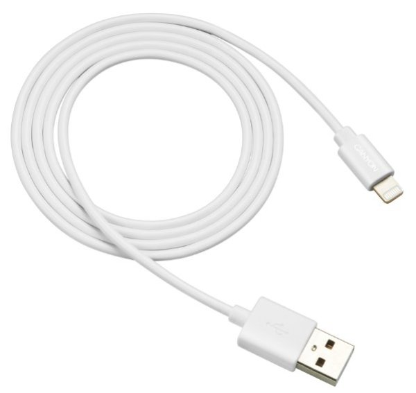 CANYON nabíjecí kabel Lightning MFI-1, kompaktní, Apple certifikát, délka 1m, bílá