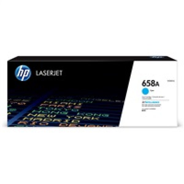 Toner HP W2001A, HP 658A azurový (6 000 stran)