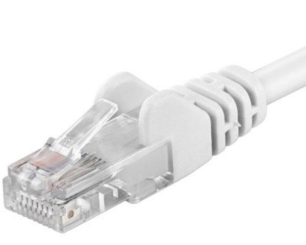 PREMIUMCORD Patch kabel UTP RJ45-RJ45 CAT5e 5m bílá