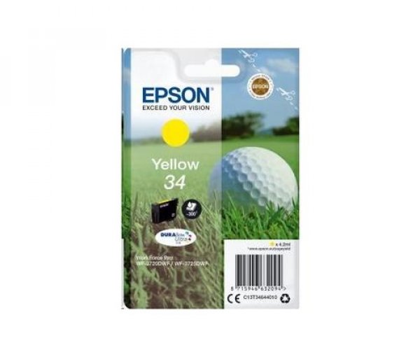 Náplň Epson 34, C13T34644010 žlutá