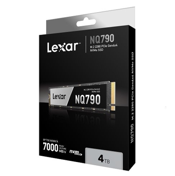 Lexar SSD NQ790 PCle Gen4 M.2 NVMe - 4TB (čtení/zápis: 7000/6000MB/s) 