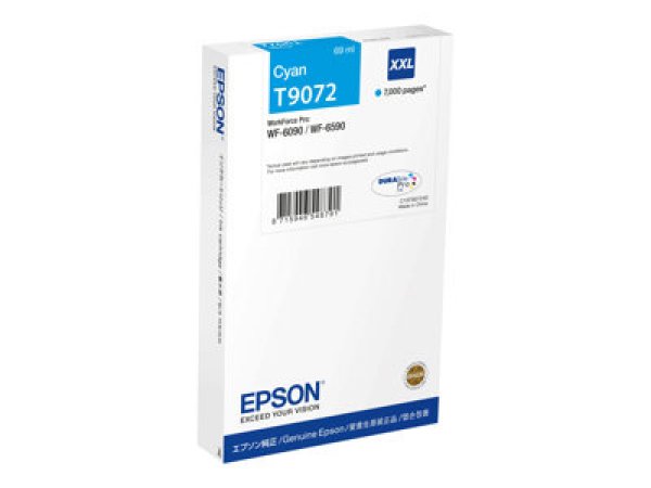 Náplň EPSON C13T907240 azurová (69 ml)