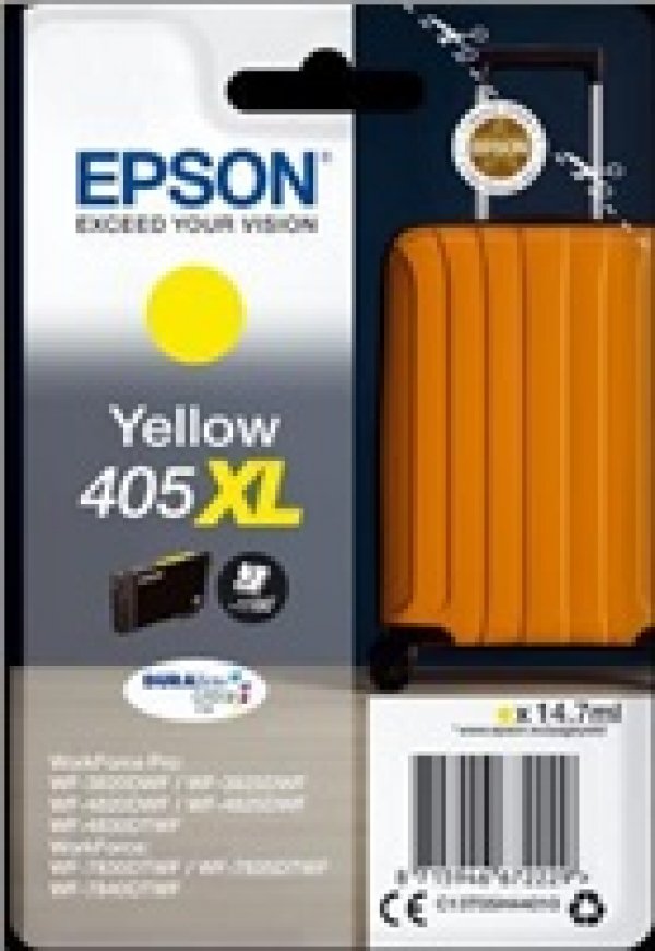 Náplň EPSON 405XL, C13T05H44010 žlutá (14,7 ml)