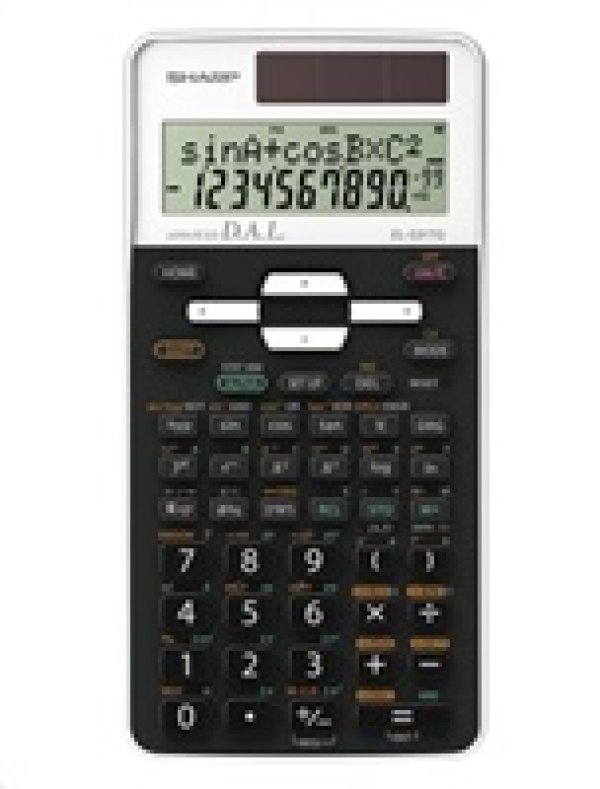 SHARP kalkulačka - EL531TGWH - bílá - box - Solární + baterie?v=1755207603