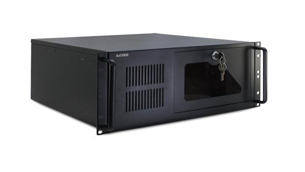 1stCOOL IPC 19in 4U-450 server case 19" černá (black) bez zdroje, hloubka 450mm, rack mount