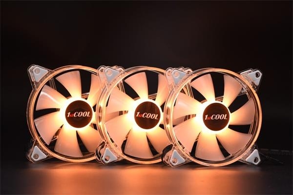 1stCOOL KIT AURA EVO CRYSTAL ARGB 3x Crystal White ventilátor + ARGB Nano řadič