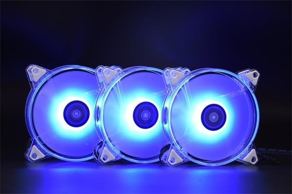 1stCOOL KIT AURA EVO CRYSTAL ARGB 3x Crystal White ventilátor + ARGB Nano řadič