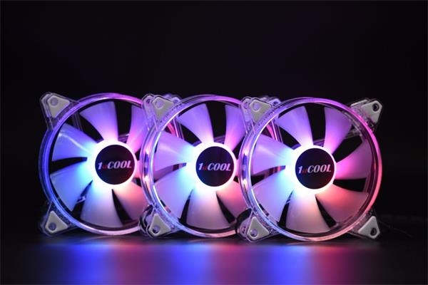 1stCOOL KIT AURA EVO CRYSTAL ARGB 3x Crystal White ventilátor + ARGB Nano řadič