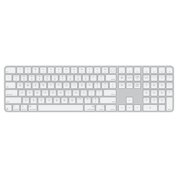Apple Magic Keyboard Numeric Touch ID/Bezdrátová Bluetooth/US layout/Bílá?v=1746043203