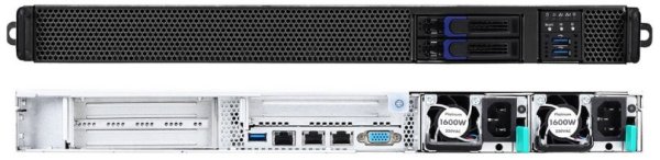 TYAN Transport HX 1U GPU server 1x SP3, 16x DDR4 ECC R, 2x.2,5, 2x M.2, 2x PCIe 2x 1600W (plat.), 2x 10Gb LAN, IPMI