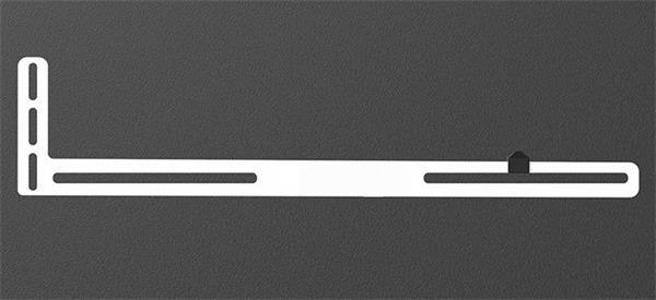 1stCool Podpěra GPU Hliníkový držák, bílá