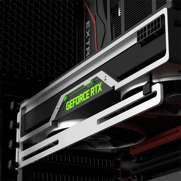 1stCool Podpěra GPU Hliníkový držák, bílá