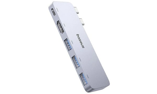 Baseus Dokovací stanice Ultra Joy 5v1 (USB-C PD, 3xUSB 3.0, HDMI) šedá?v=1750104003