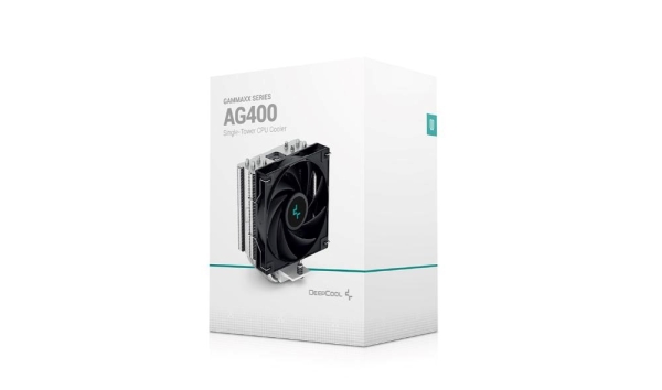 DEEPCOOL CPU Chladič AG400, 1x120mm, LGA1851, AM5, černá