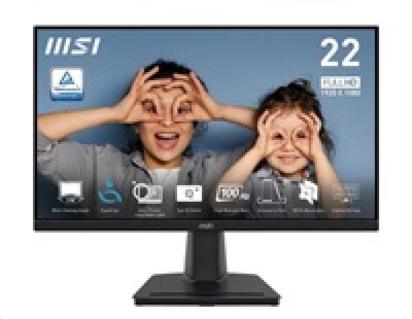 MSI Pro/MP225V/21,45''/VA/FHD/100Hz/1ms/Black/2R