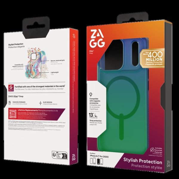 ZAGG Ochranný kryt Milan Snap Apple 17 Pro Raven Feather?v=1758577206