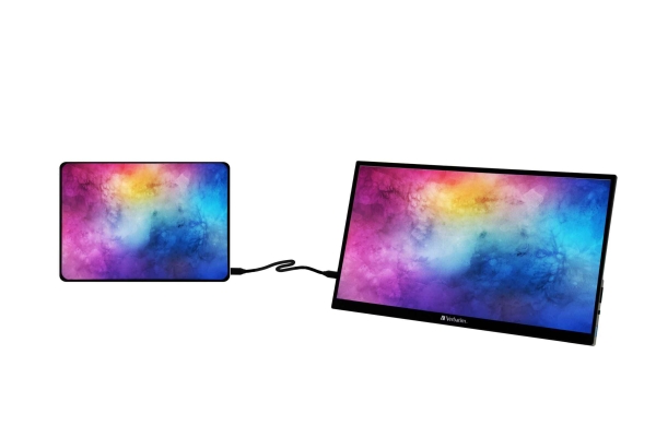 Verbatim přenosný dotykový monitor, 15.6", Full HD (1920x1080), 60Hz, černý