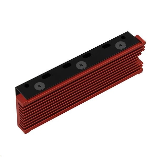 AXAGON CLR-M2, hliníkový pasivní chladič pro oboustranný M.2 SSD disk, výška 12 mm
