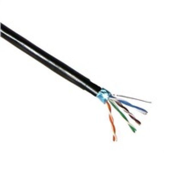 FTP kabel PlanetElite, Cat5E, drát, dvojitý venkovní PE+PE, Dca, černý, 305m, cívka?v=1755898805