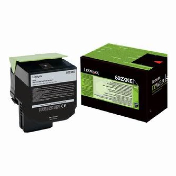 Toner Lexmark 80C2XKE černý