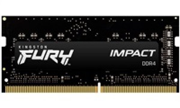Kingston FURY Impact/SO-DIMM DDR4/16GB/3200MHz/CL20/1x16GB/Black