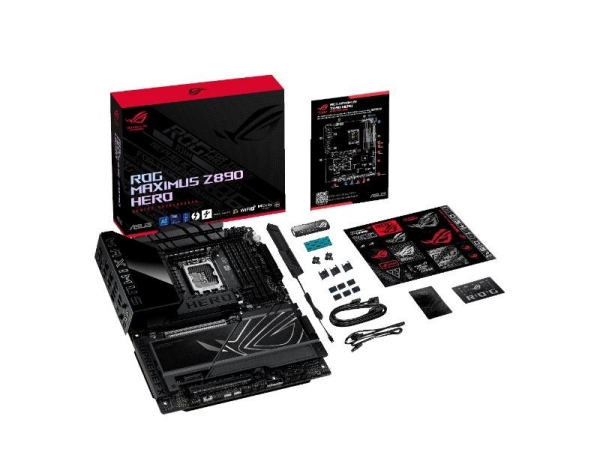 ASUS MB Sc LGA1851 ROG MAXIMUS Z890 HERO, Intel Z890, 4xDDR5, 1xHDMI, 2xThunderbolt, WI-FI, ATX