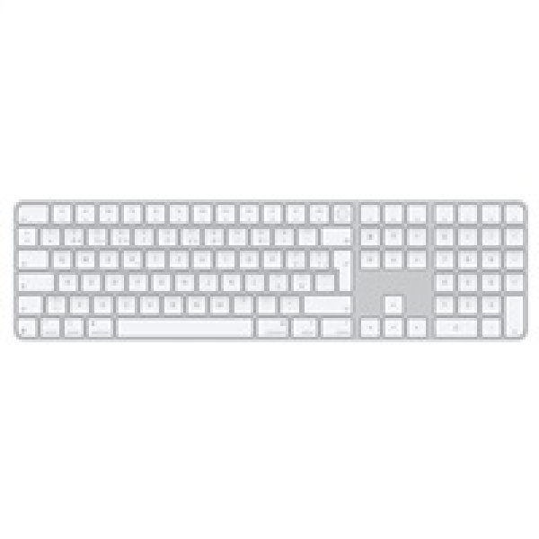 Apple Magic Keyboard Numeric Touch ID/Bezdrátová Bluetooth/CZ layout/Bílá