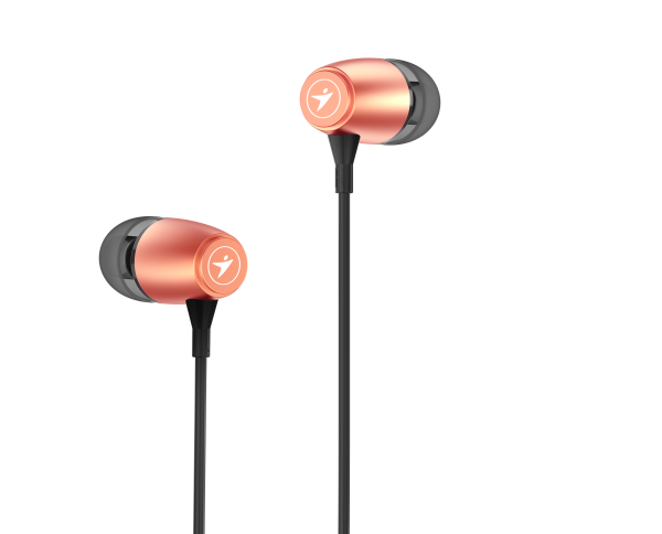 GENIUS sluchátka HS-M318 headset , single jack, metalická zlatá
