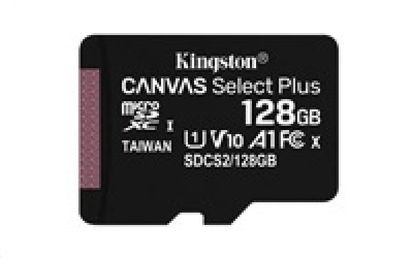 KINGSTON micro SD card SDXC 128GB class10 UHS-I U1 (pro SDXC zařízení)