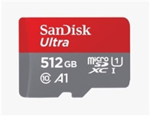 SanDisk Ultra/micro SDXC/512GB/150MBps/UHS-I U1 / Class 10/+ Adaptér