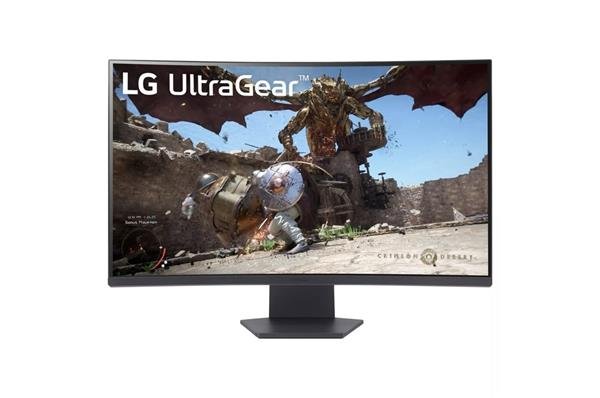 LG MT VA LCD LED 31,5" 32GS60QC - VA panel, 1ms, 180Hz, 2560x1440, HDMI, DP, zakriven, AMD freesync, HDR10, sRGB 99%