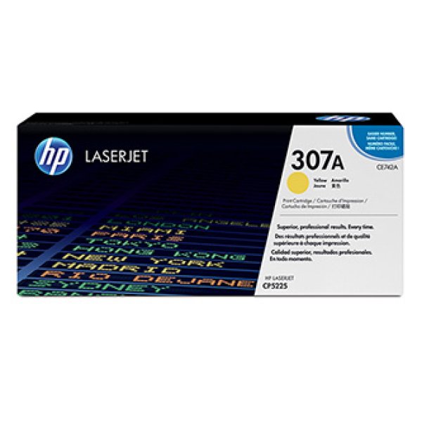 Toner HP CE742A žlutý (7 300 stran)