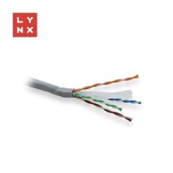 LYNX UTP kabel, Cat6, PVC (Eca), celoměděný, vnitřní, šedý, box 305m?v=1755466814