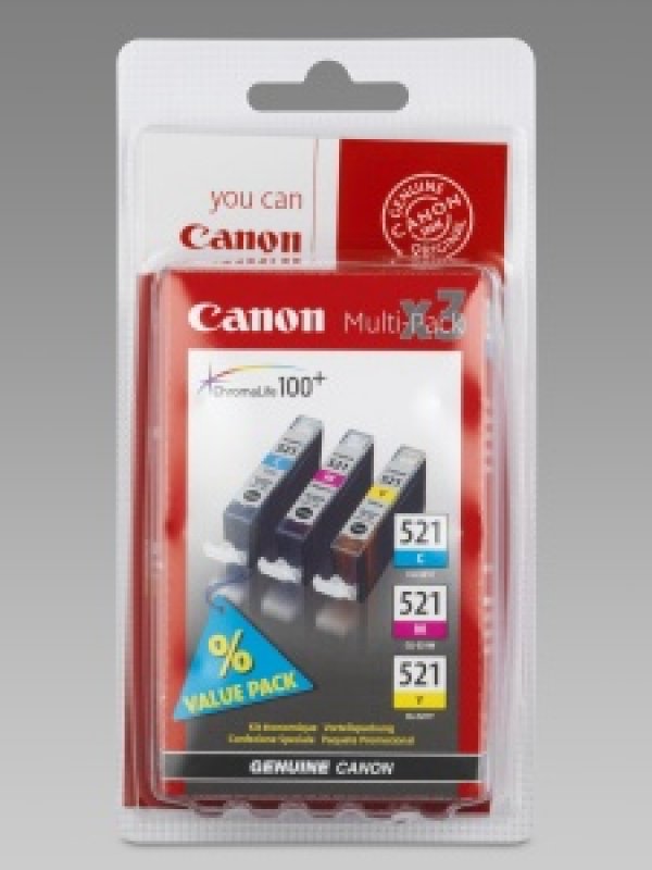 Sada náplní CANON CLI-521 (3x9 ml)