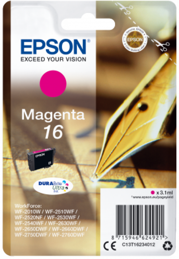 Náplň EPSON C13T16234012 purpurová (3,1 ml)