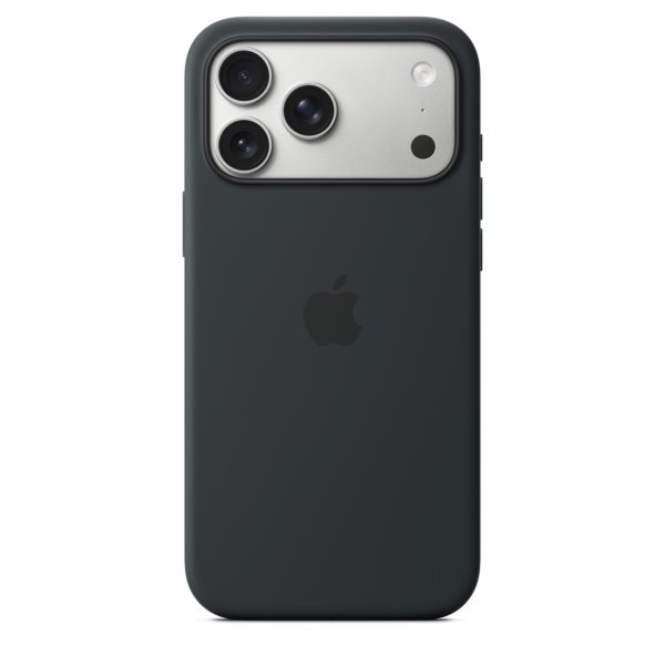 iPhone 17 Pro Max Silicone Case with MS – Black?v=1758577206