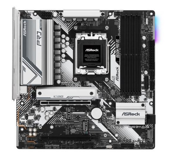 ASRock MB Sc AM5 B650M PRO RS, AMD B650, 4xDDR5, 1xDP, 1xHDMI, mATX